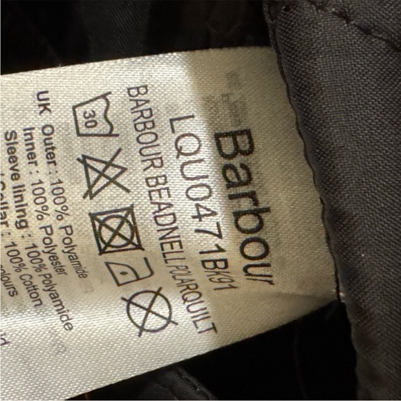 Barbour Black Quilted Jacket - Picture 9 of 10